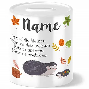 Скарбничка OWLBOOK Їжачок керамічна з пробкою - Фото 1