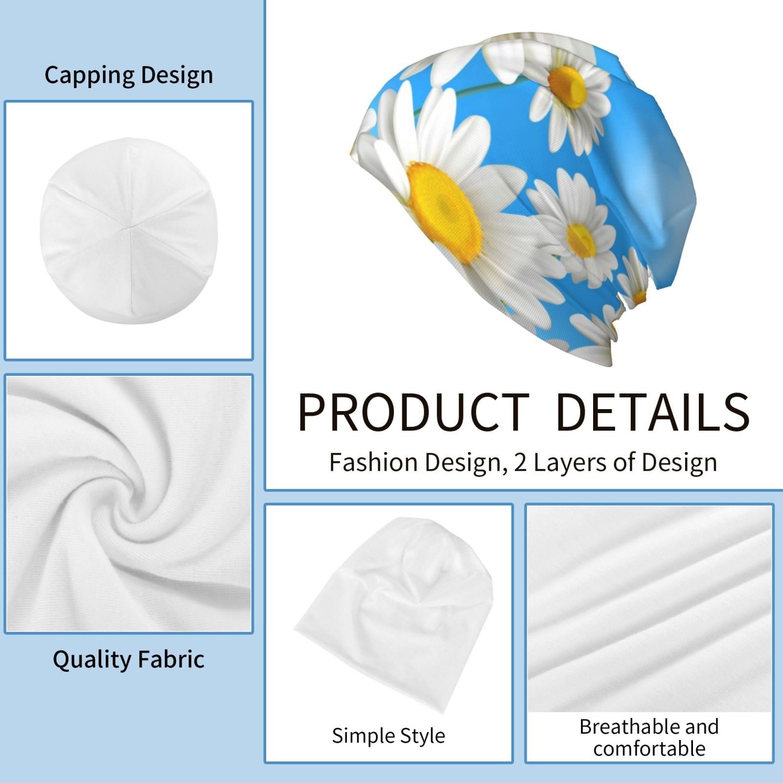 Шапка OPSREY Spring Daisy с принтом, фото №7 Шапка OPSREY Spring Daisy с принтом, фото №7