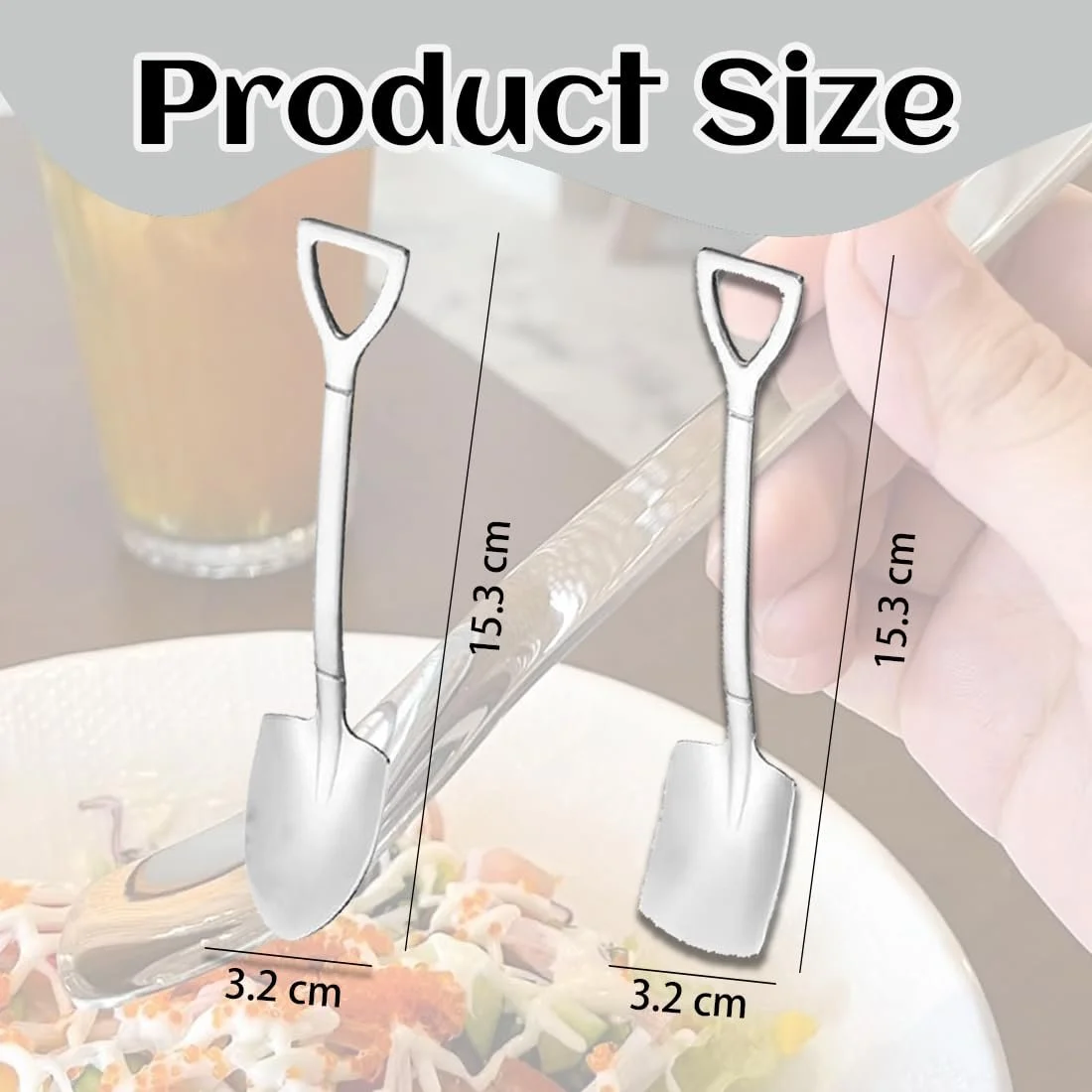 Ложка Креативна ложка у формі лопати, фото №2