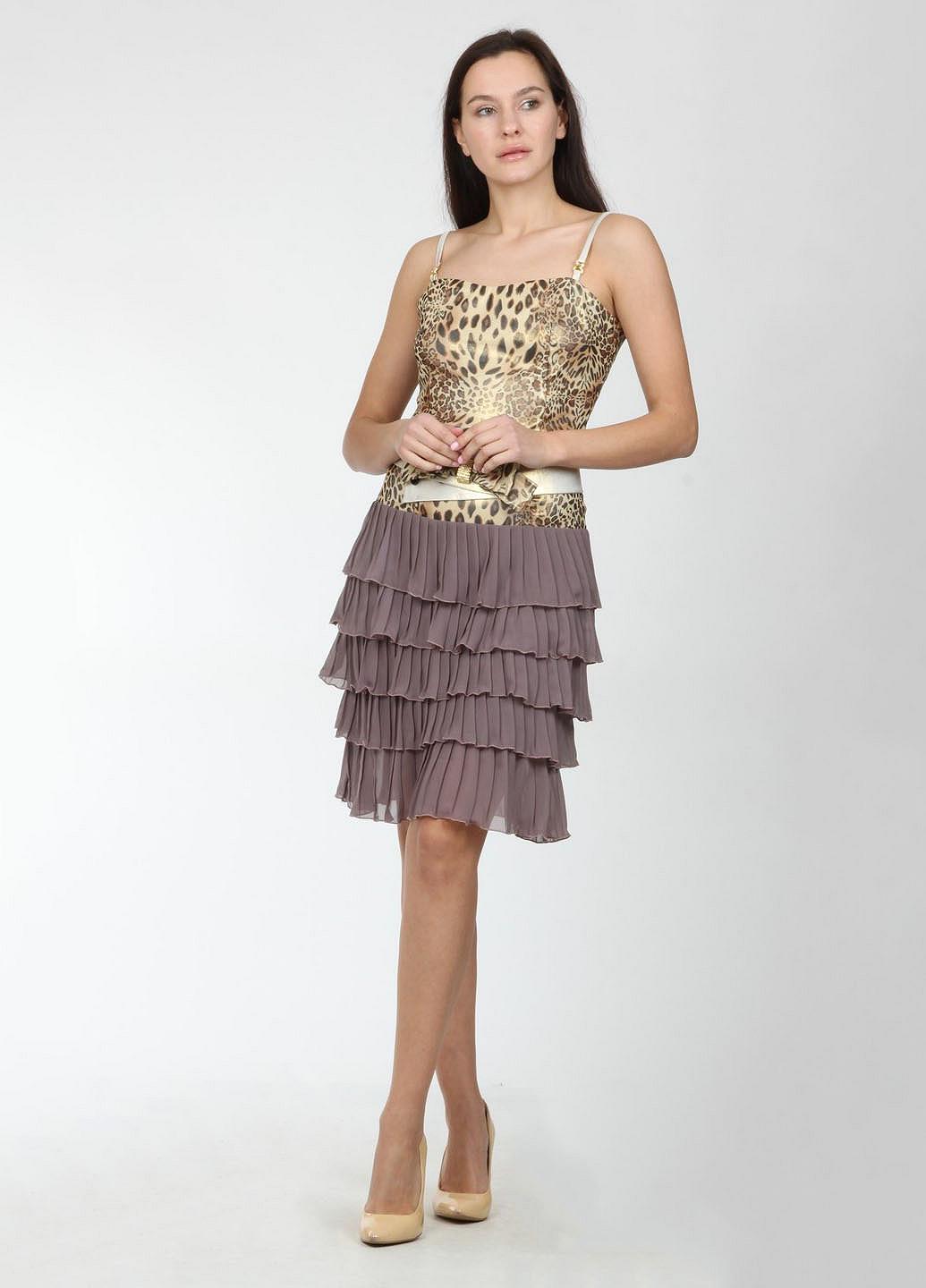 Платье Mon Marlen М 44 Комбинированный (HR-115611-Mix), фото №3