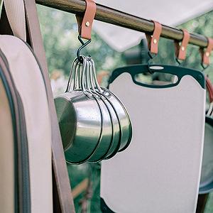 Миска Jextou Camping, миски для смешивания, отдельные миски для завтрака с плоским основанием и усиливающими заклепками для кемпинга и барбекю synthetic.ua - Фото 1