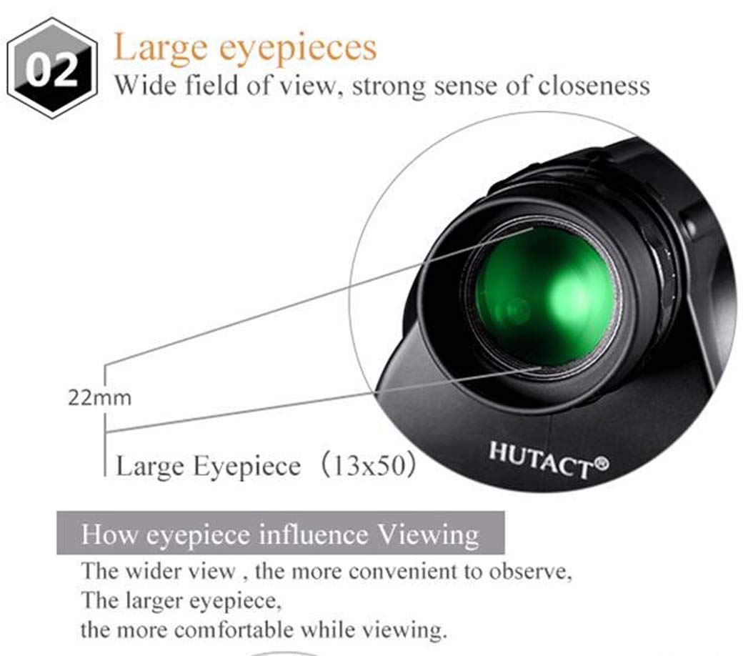Бінокль Vogelbeobachtungs Fernglas 13x50 Великий HD-Окуляр Широке поле зору Вбудований далекомір Good, фото №7