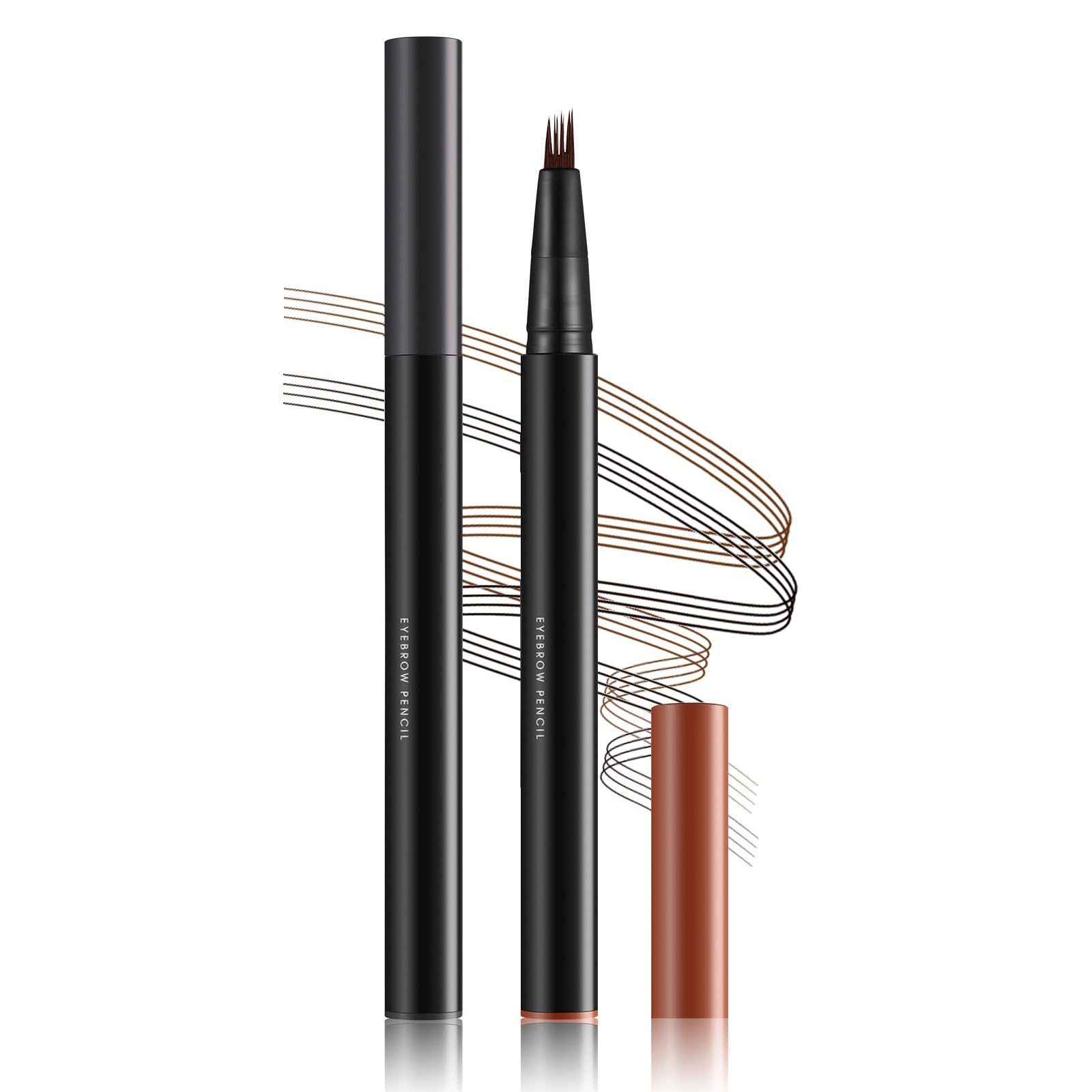 Карандаш для бровей с 4 кончиками чёрный + коричневый, фото №1 Карандаш для бровей с 4 кончиками чёрный + коричневый, фото №1