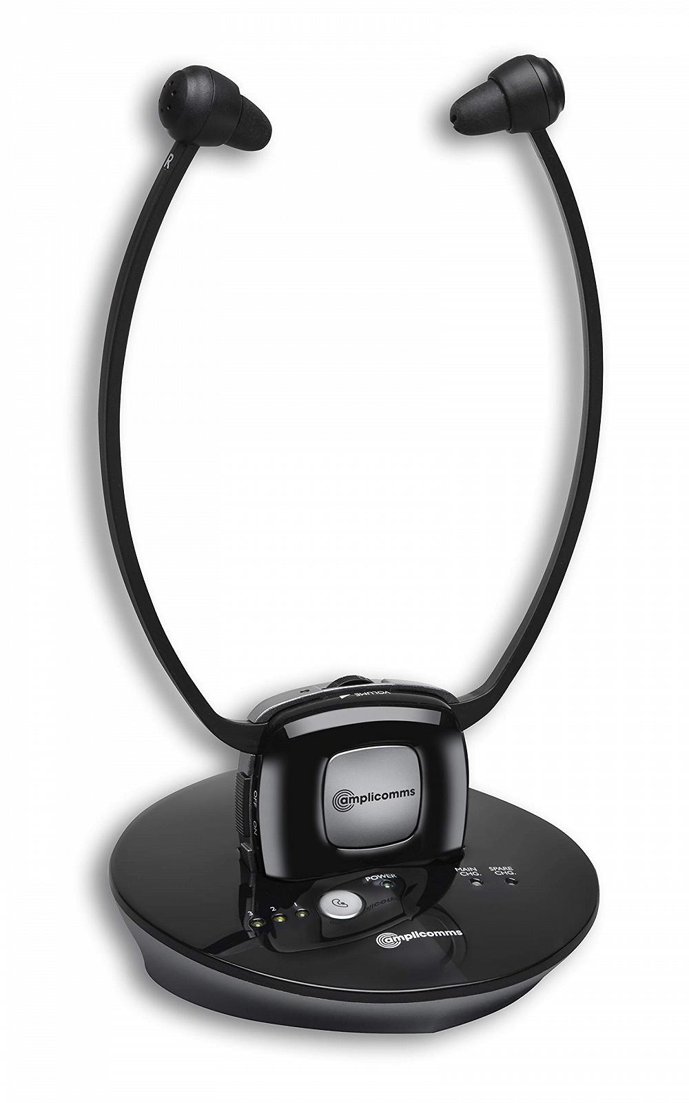 Наушники Amplicomms TV 2500 Wireless Черный, фото №1