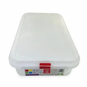 Контейнеры для еды COM-FORT HOUSE Прямоугольные 2,8 л 3 штуки synthetic.ua - Фото 1
