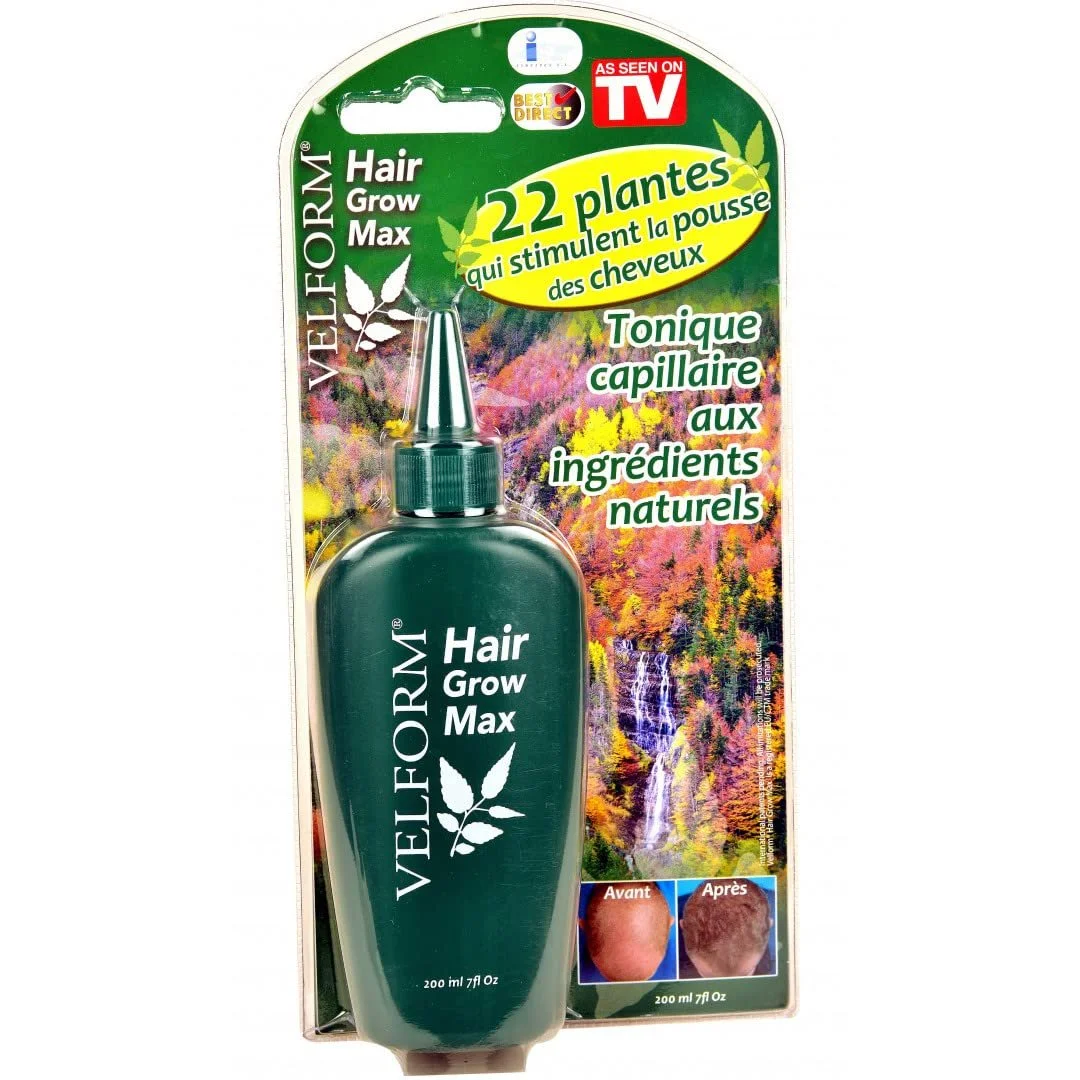 Лосьйон Velform Hair Grow Max для стимуляції росту волосся, 1 флакон 200 мл, фото №7 Лосьйон Velform Hair Grow Max для стимуляції росту волосся, 1 флакон 200 мл, фото №7