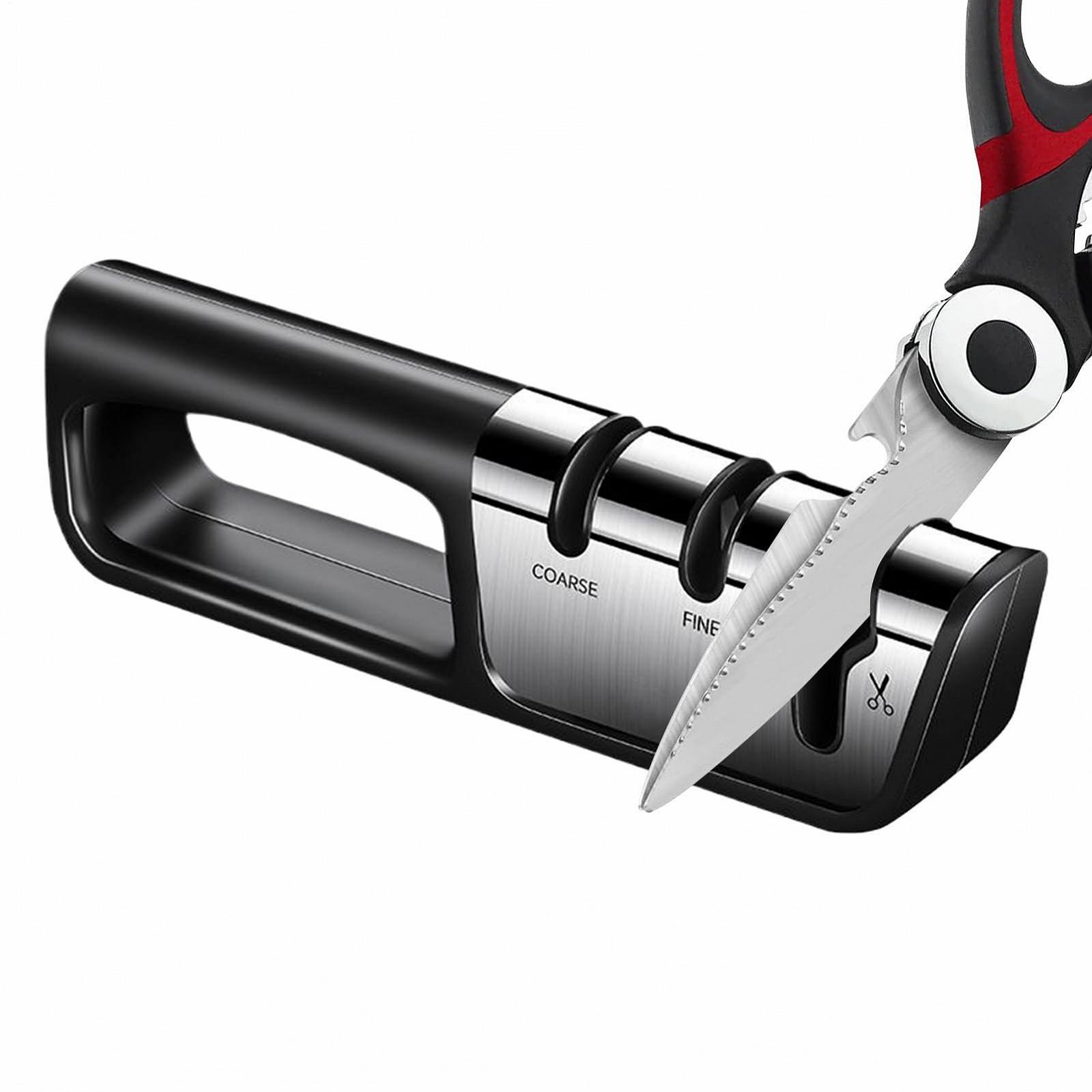 Точилка для ножів Chef Cutter Sparklader 3-ступінчаста для ножиць та ножів, фото №9