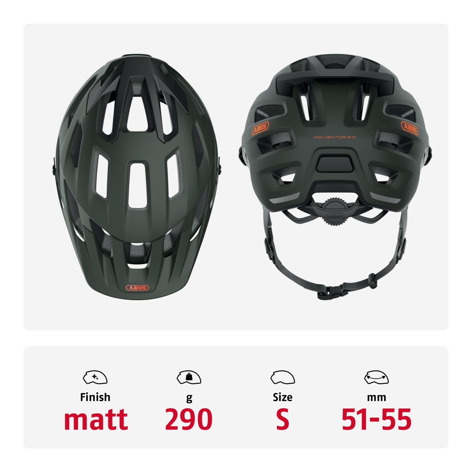 Шолом ABUS Moventor 2.0 MTB, для бездоріжжя, унісекс, фото №3