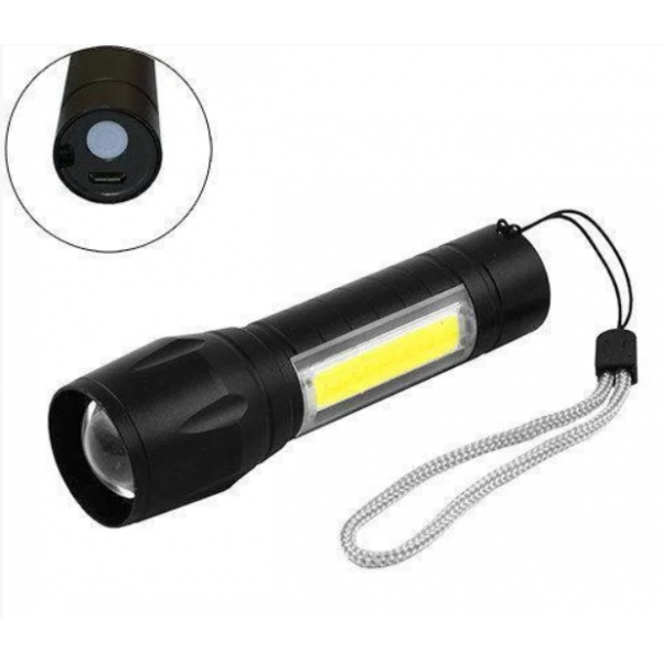 Мощный фонарь карманный аккумуляторный портативный Police BL-511 на аккумуляторе с COB ZOOM USB в кейсе, фото №4 Мощный фонарь карманный аккумуляторный портативный Police BL-511 на аккумуляторе с COB ZOOM USB в кейсе, фото №4