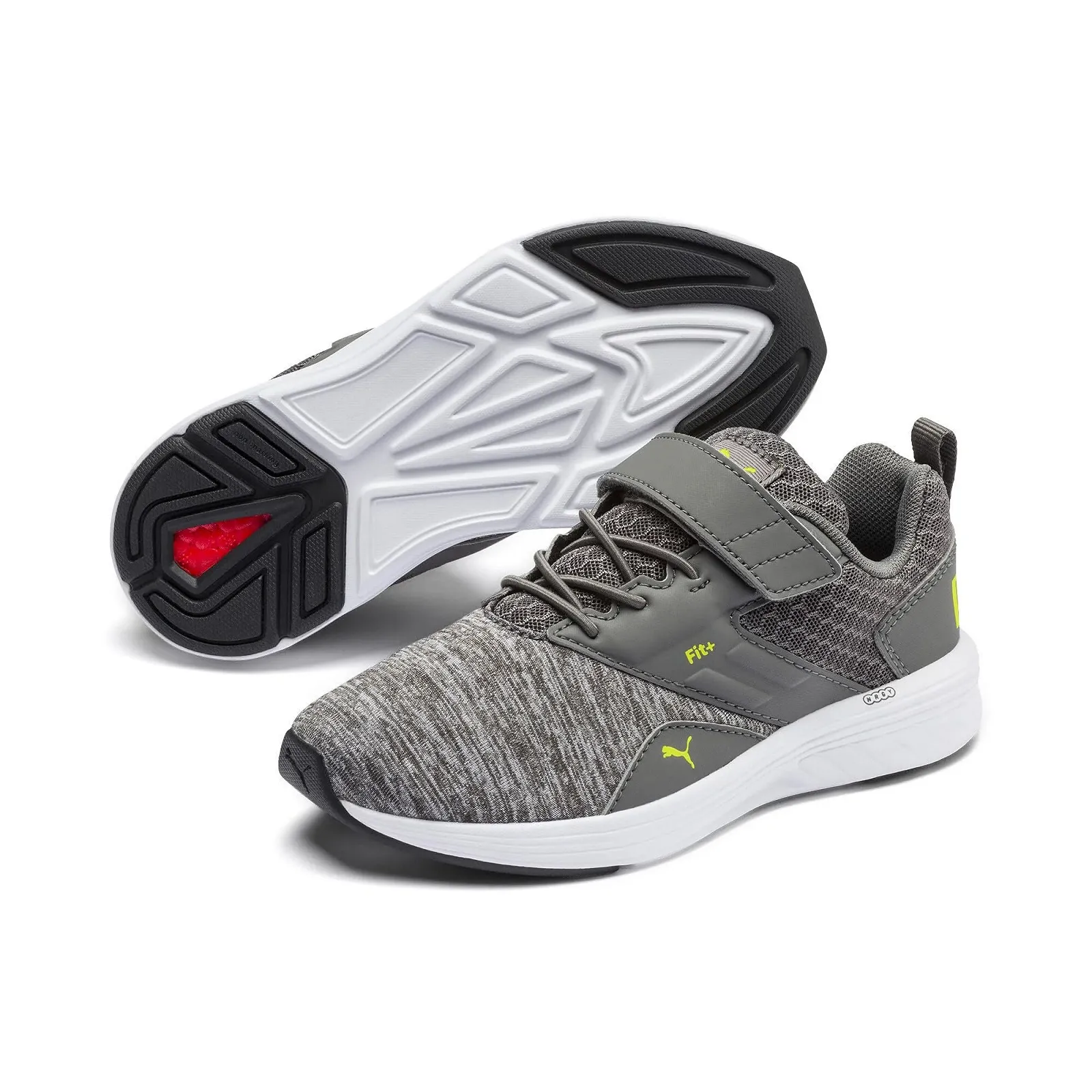 Кросівки PUMA Flyer Runner Jr Чорний, Білий, фото №2