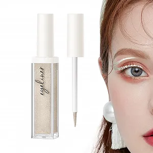 Підводка рідка, блискуча, з блискітками, водостійка - Фото 1