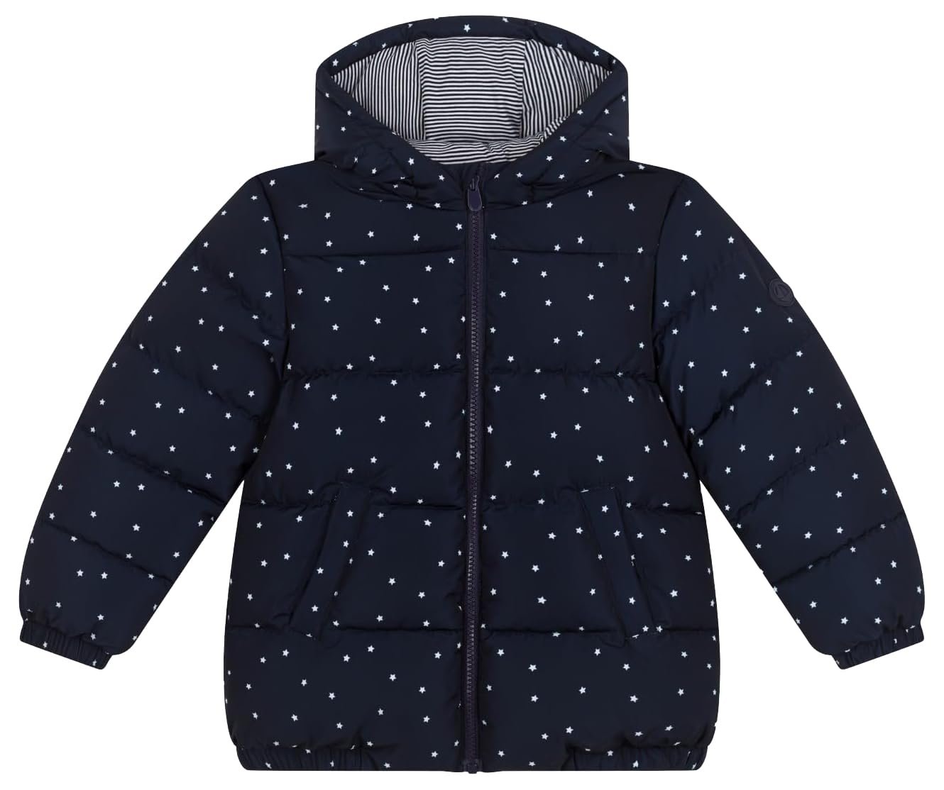 Пуховик Petit Bateau с длинными рукавами для девочек, фото №1