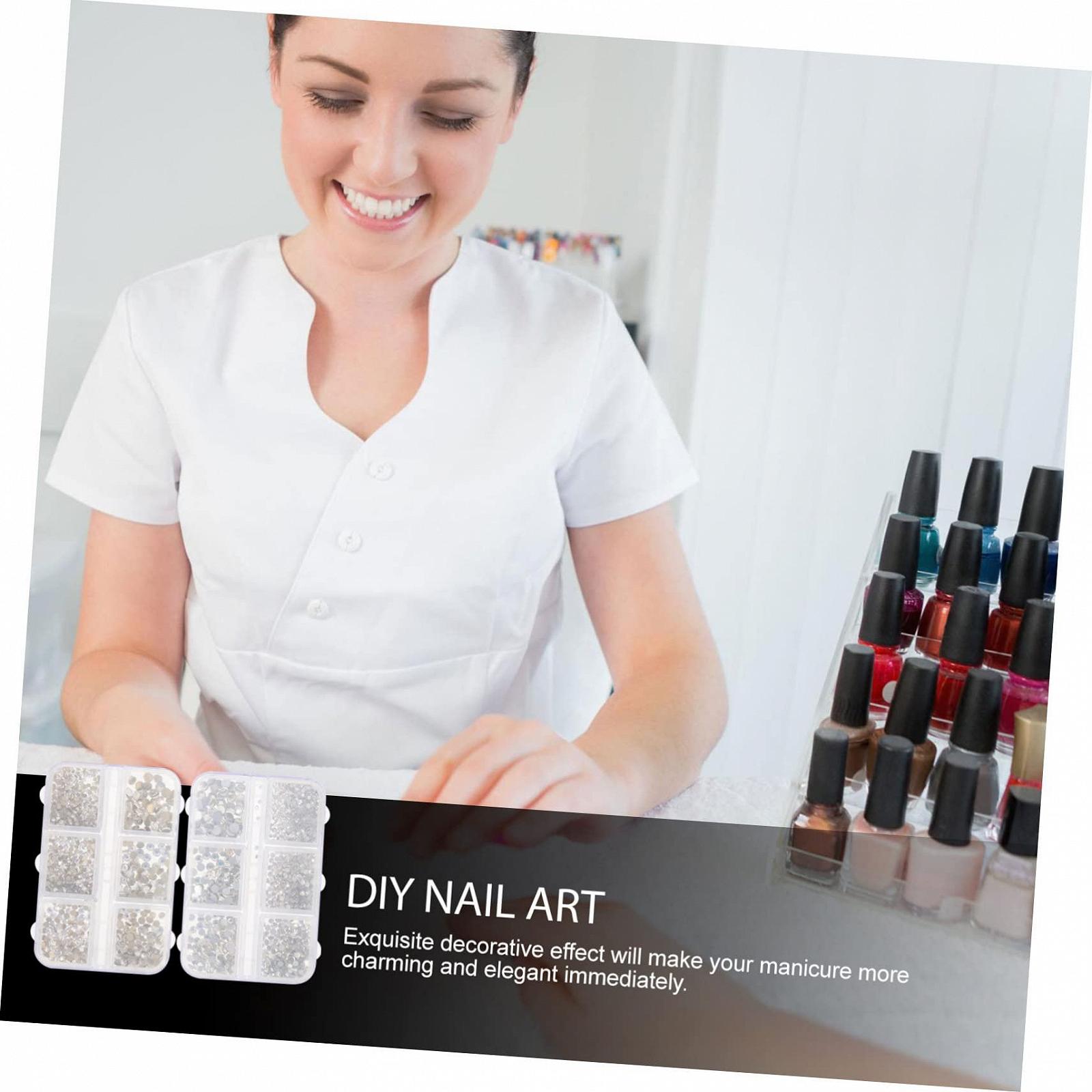 Украшения для ногтей (2 коробки) DIY Аксессуары для маникюра Подвеска для ногтей DIY Аксессуары для ногтей DIY Маникюр Ornament De Cristal Para DIY Аксессуары для ногтей Flake Блестки PP, фото №4