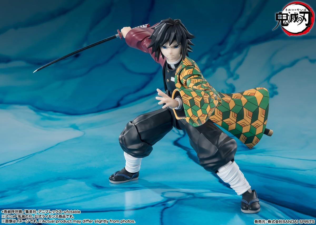 Фігурка Giyu Tomioka Demon Slayer Kimetsu no Yaiba Bandai Spirits S.H.Figuarts, фото №6