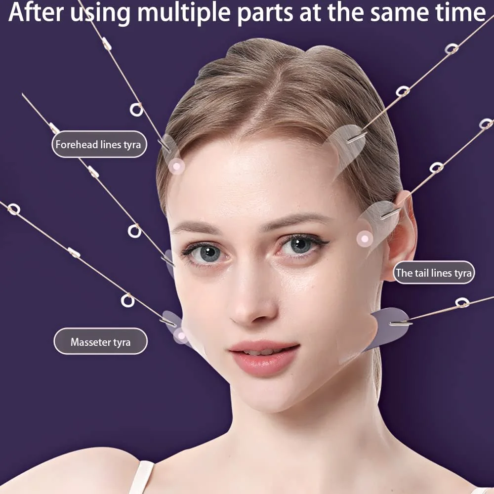 Стрічки для підтяжки обличчя Cdemiy, 20 шт в упаковці, прозорі патчі для обличчя, фото №6