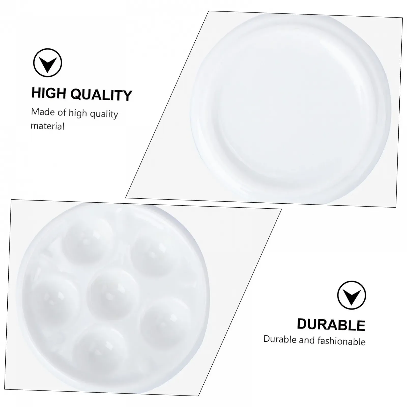 Форма SOLUSTRE для запікання равликів керамічна 6 комірок Біла, фото №8