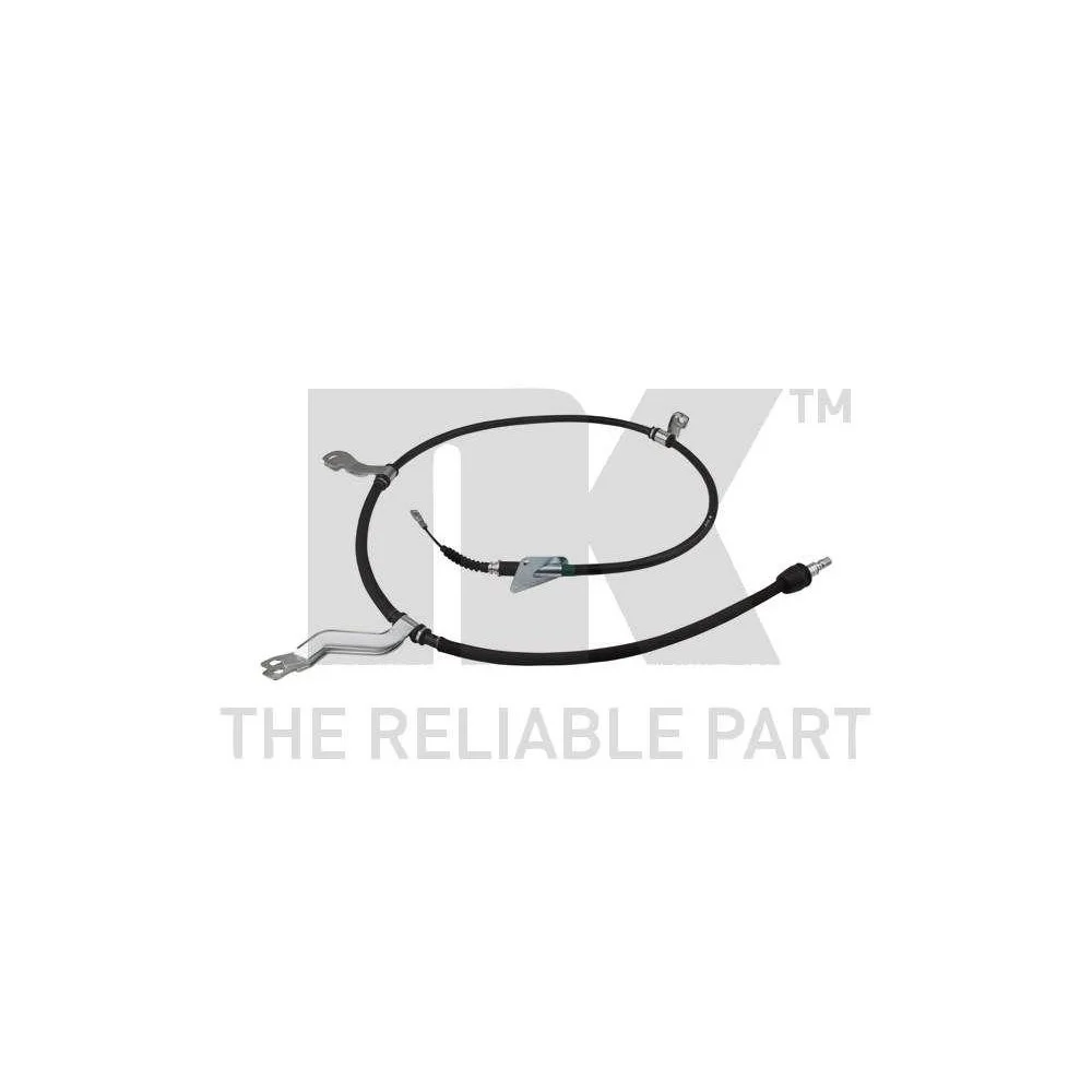 Трос стоянкового гальма NK 903468 для HYUNDAI, правий, фото №1