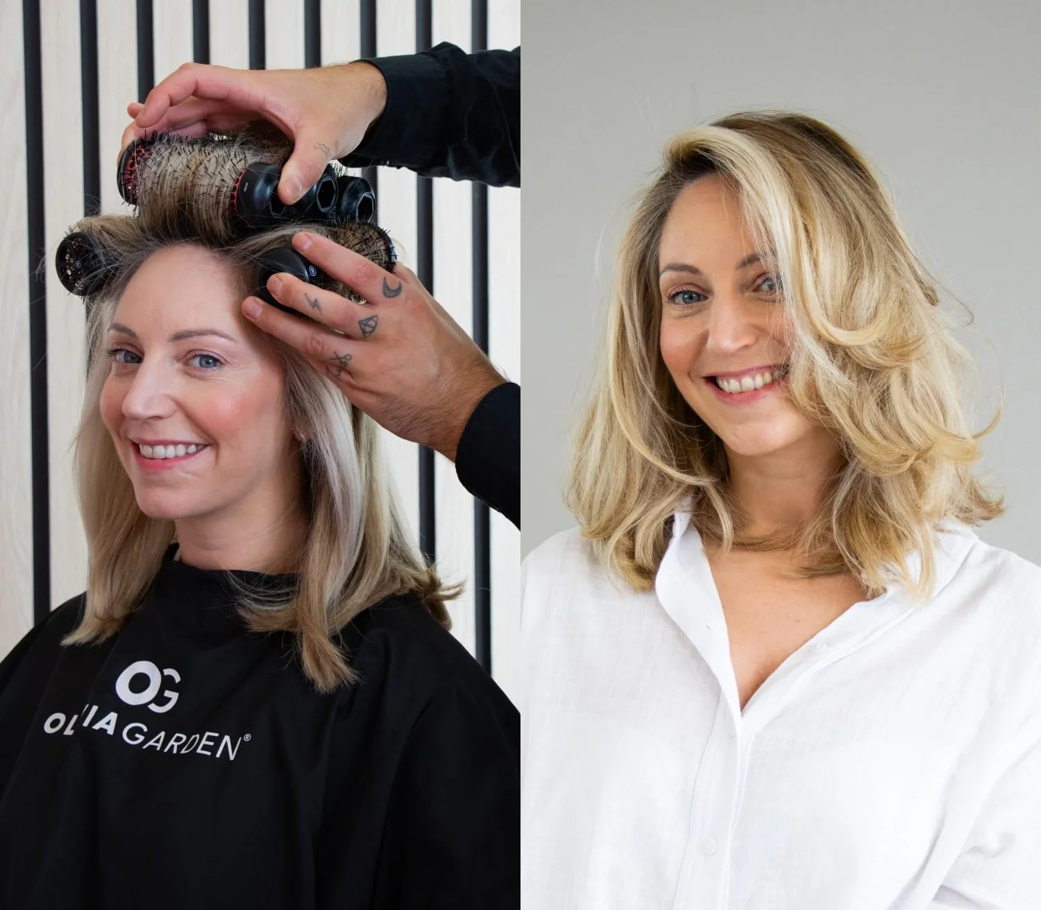 Набір для завивки волосся Olivia Garden Multibrush / 4 насадки та 1 знімна ручка / 45 мм / Для жінок / Чорний, фото №8