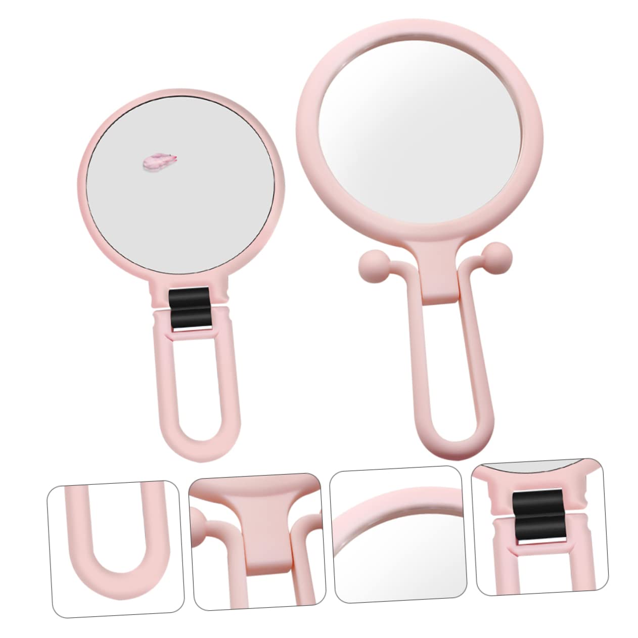 Зеркало Angoily 2st Doppelseitiger Schönheits Spiegel Base Frau Портативное Серебристый, фото №4