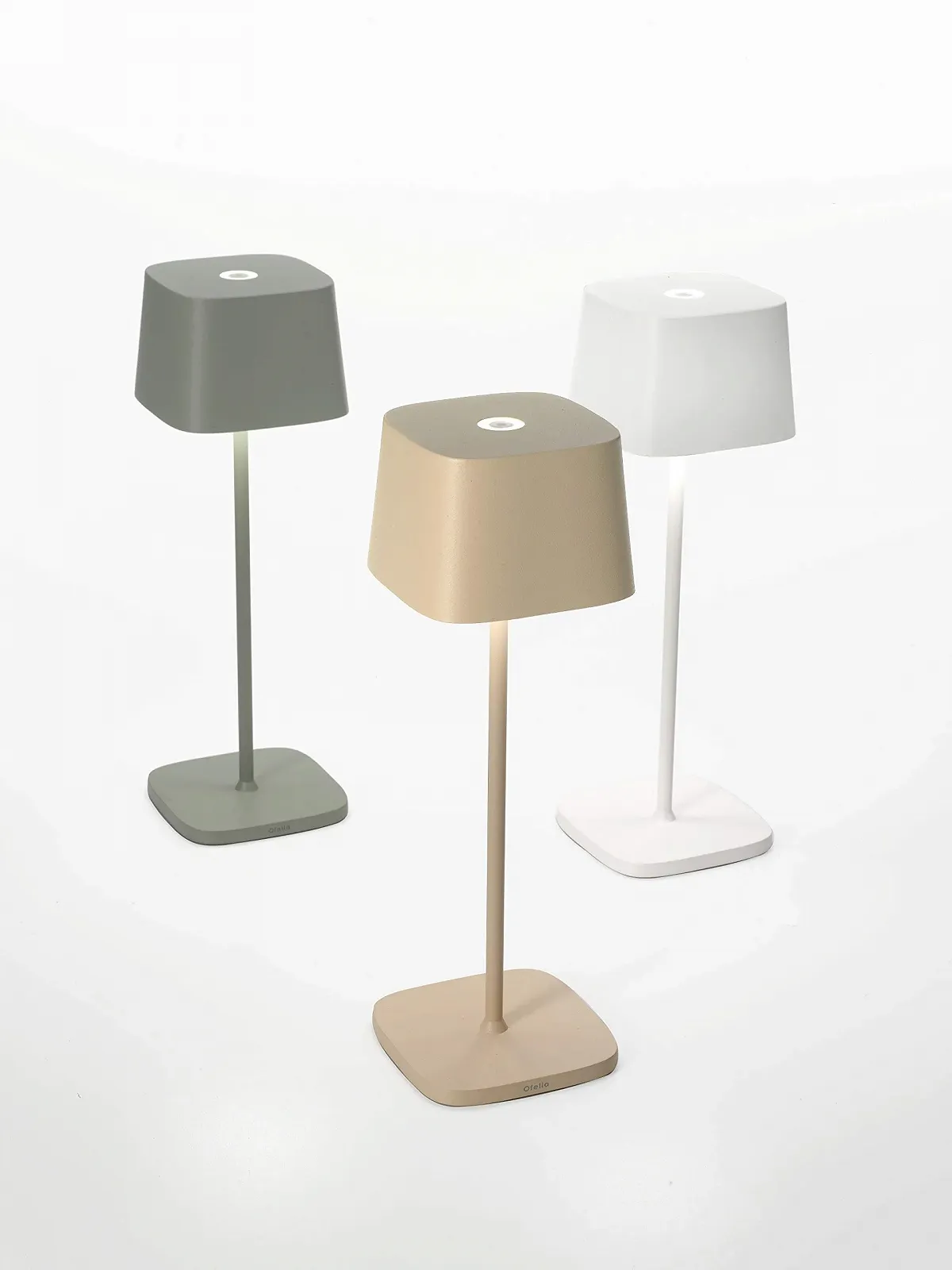 Настільна лампа Zafferano Ofelia Акумуляторна Сенсорна 2700-3000 K В 29 см Біла, фото №6