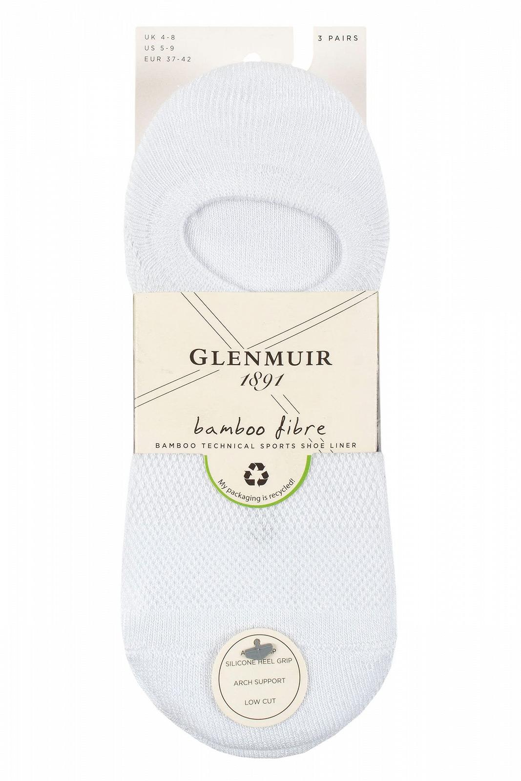 Підслідники GLENMUIR Bamboo для спортивного взуття, 3 пари, фото №2