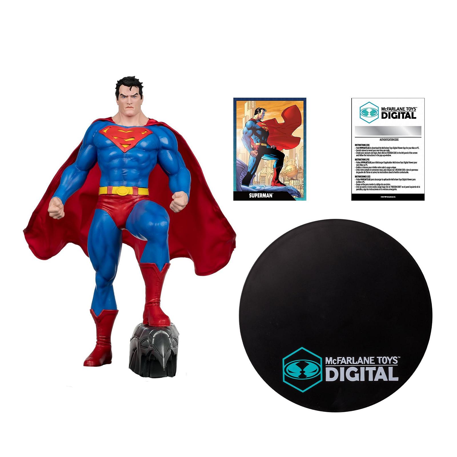 Статуя McFarlane DC Direct PVC 1/6 Супермен від Jim Lee Digital 25 см, фото №3