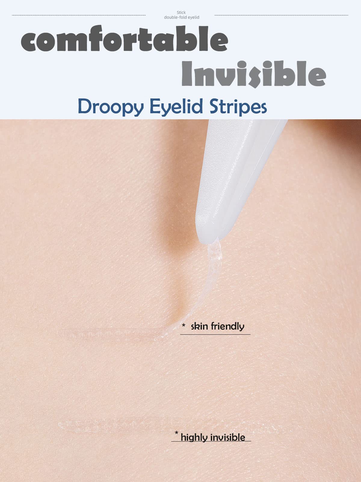 Стрічки для підтяжки повік Sportools 2TYPEU101 (M) Invisible Stripes Eyelid 360 шт для підтяжки повік без хірургії, фото №5