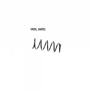 Пружина подвески SKF VKDL 36001, передняя ось - Фото 1