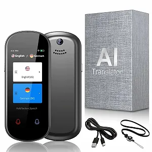 Перекладач Мови AI Миттєвий для 138 Мов, Портативний Двосторонній - Фото 1