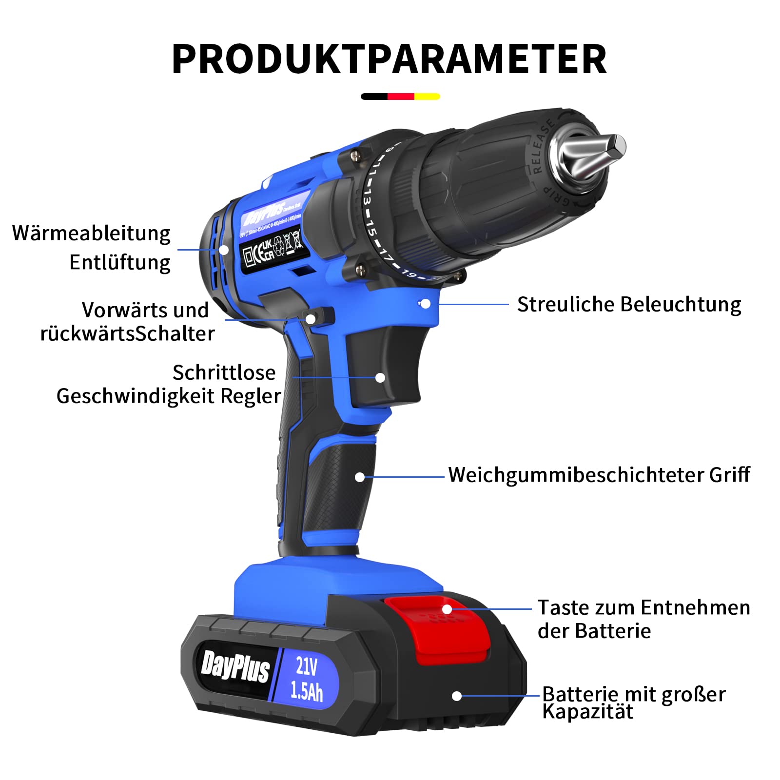 Шуруповерт Cordless 21 В, фото №2