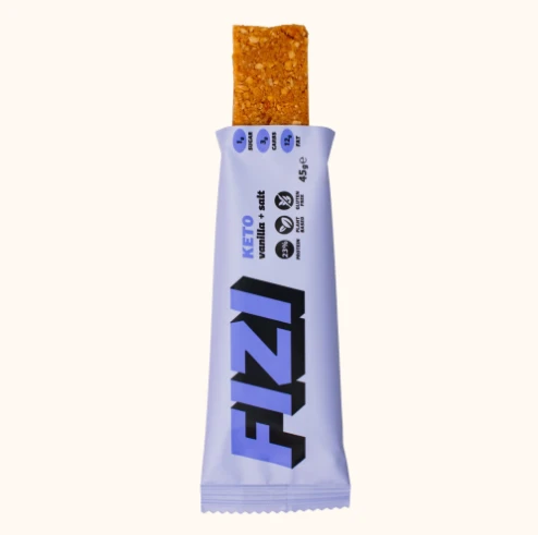KETO Protein Bar 10x45g Vanilla Salt, фото №2