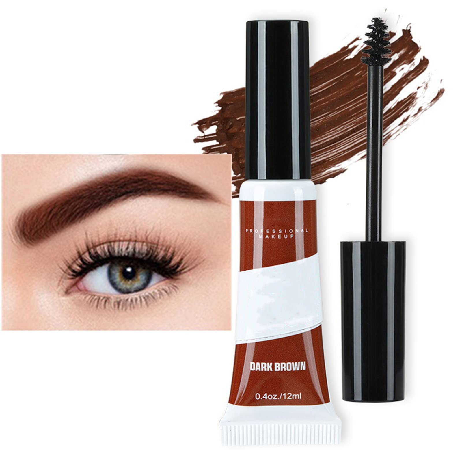 Гель для брів 4 Colour Eyebrow Dye Deep Eyebrows штучні брови рожеве золото один розмір, фото №3 Гель для брів 4 Colour Eyebrow Dye Deep Eyebrows штучні брови рожеве золото один розмір, фото №3