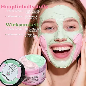 Маска Глиняна Zonal Care Double-Grid для регулювання жирності шкіри - Маска для глибокого очищення synthetic.ua - Фото 1