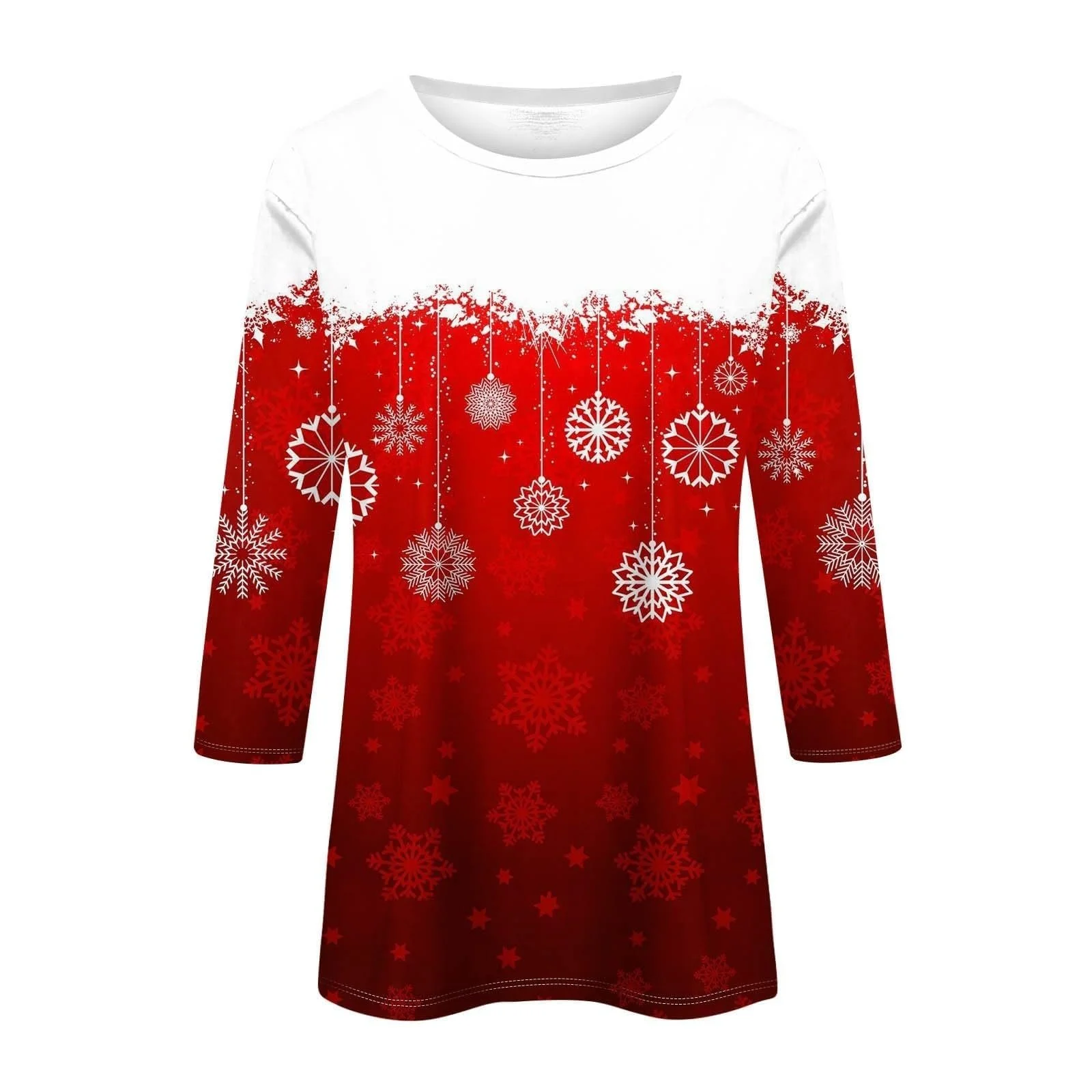 Різдвяний светр з довгими рукавами Смішний принт, фото №4 Різдвяний светр з довгими рукавами Смішний принт, фото №4