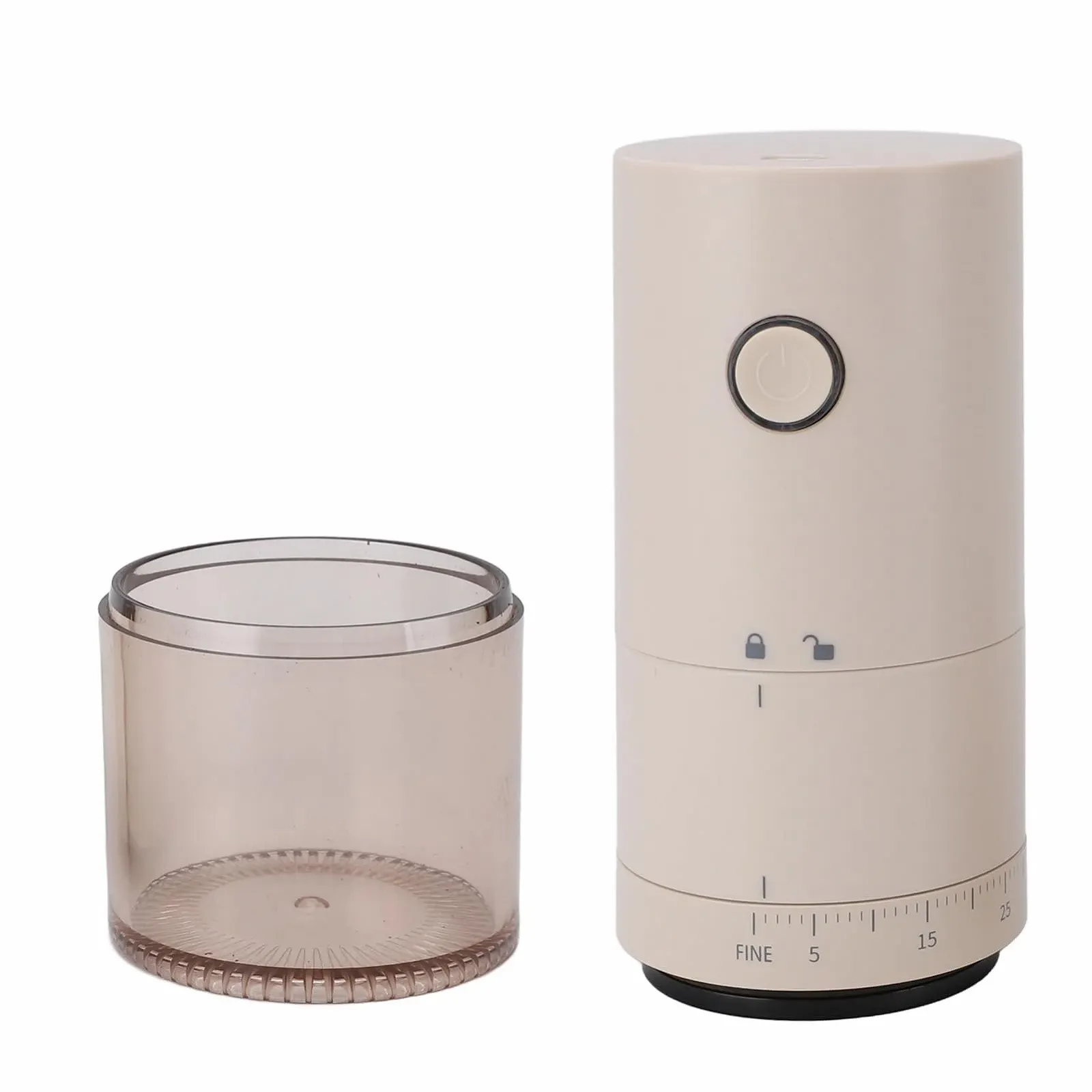 Электрическая кофемолка 38 уровней помола USB портативная аккумуляторная для капельного кофе, фото №7