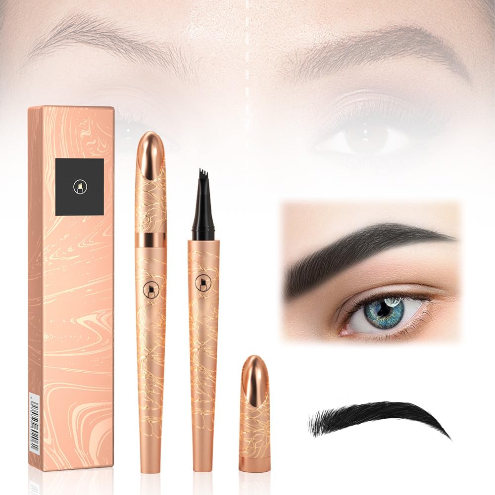 Олівець 3D Водостійкий Microblading Eyebrow Pencil 4 Fork Tip Tattoo Pen Водостійкий олівець для брів з мікровилковим аплікатором Black, фото №1 Олівець 3D Водостійкий Microblading Eyebrow Pencil 4 Fork Tip Tattoo Pen Водостійкий олівець для брів з мікровилковим аплікатором Black, фото №1