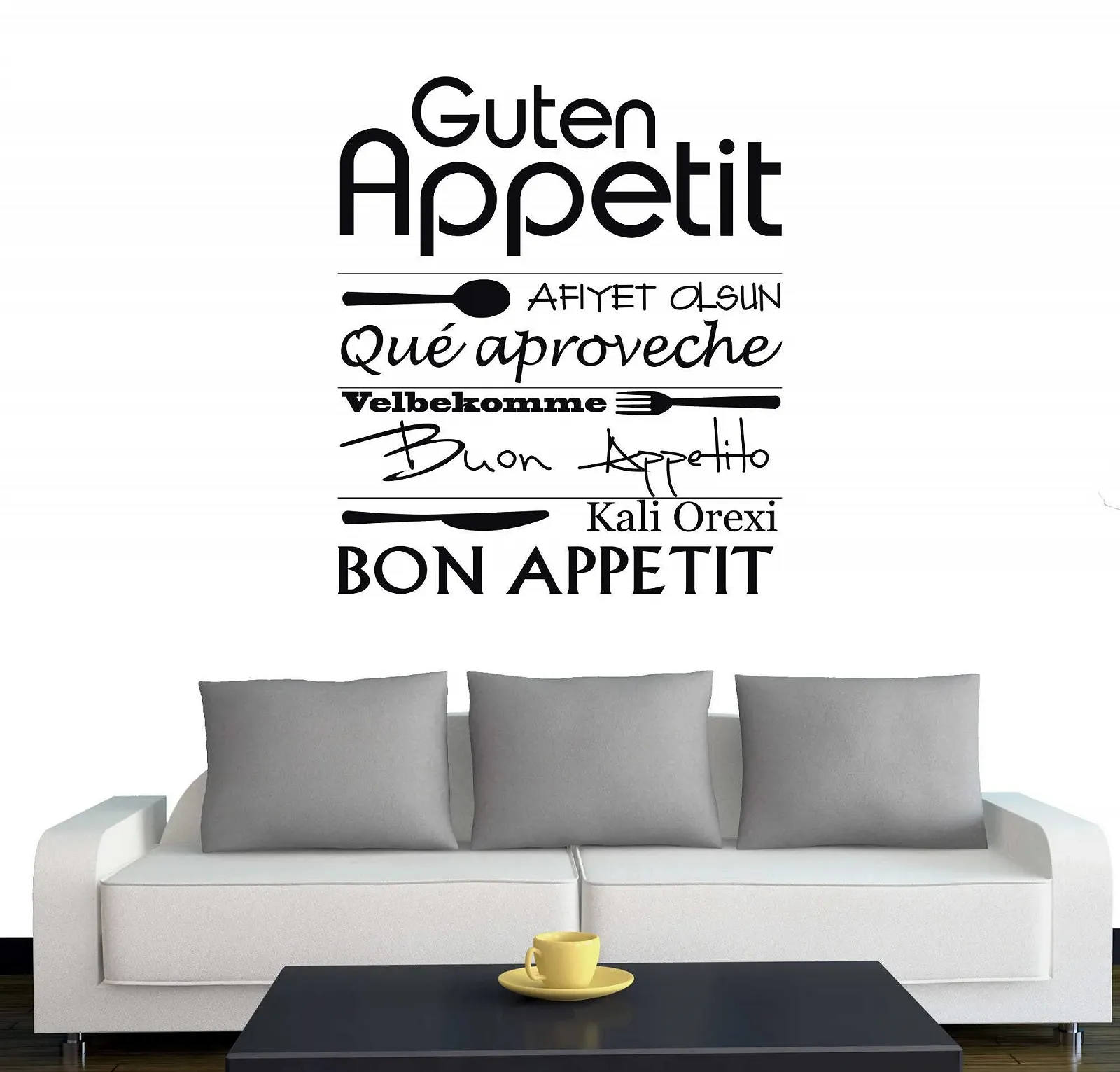 Наклейка на стену A578 Guten Appetit 60 x 51 см, фото №1