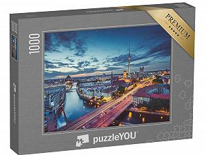 Пазл puzzleYOU Berlin Puzzle Collection "Вечерний скайлайн Берлина" 1000 элементов - Фото 1