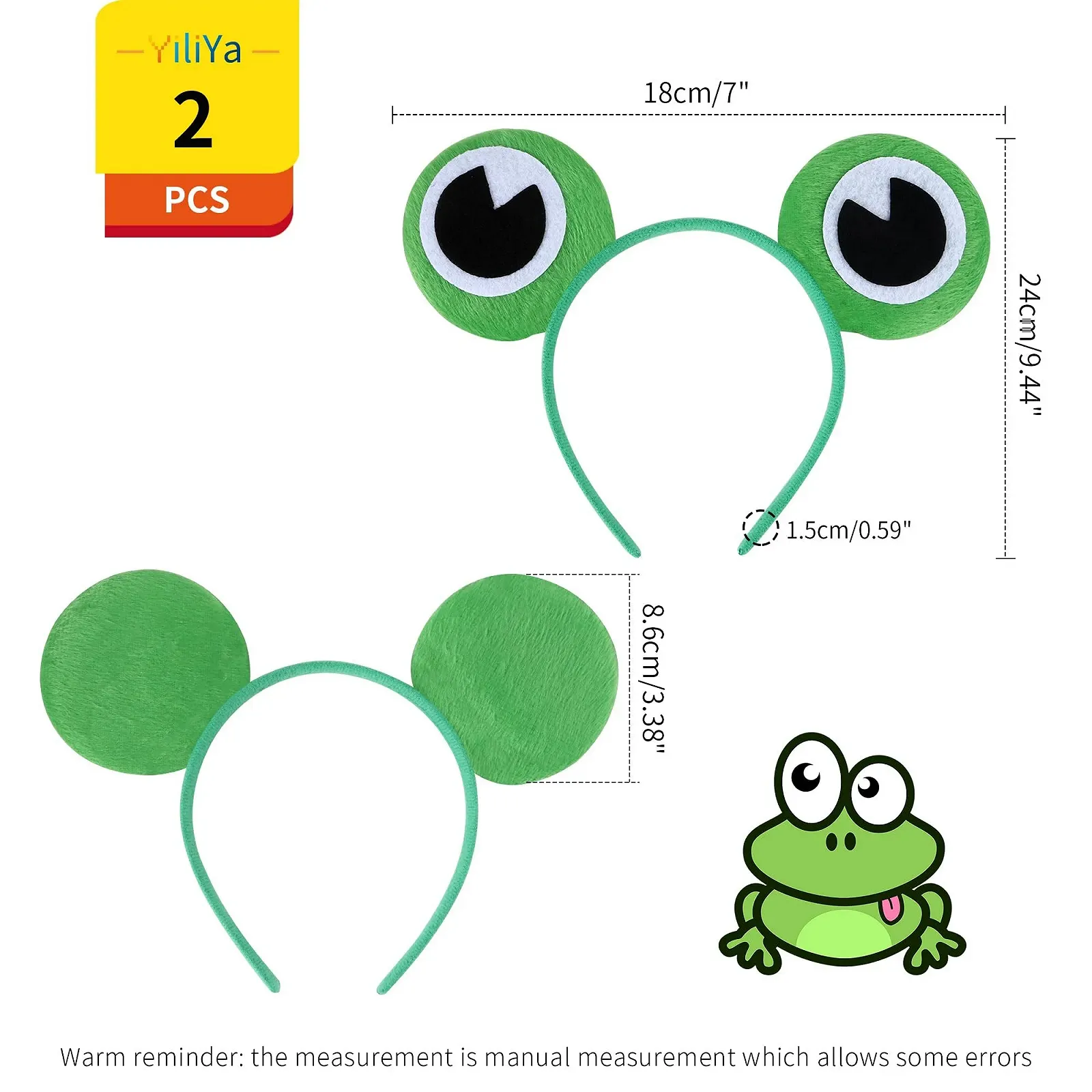 Обруч Жаба YiliYa, 2 шт, фото №2