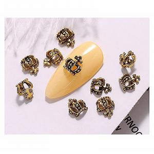 Стрази Метал Ретро панк Золотий - Фото 1