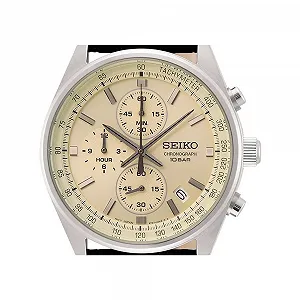 Часы Кварцевые Seiko Мужские Сталь SSB377P1, Синий synthetic.ua - Фото 1