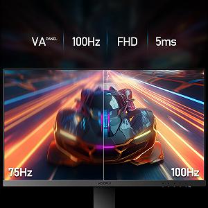 Монітор KOORUI Gaming 24 дюйми FHD 100 Hz VA AdaptiveSync Чорний synthetic.ua - Фото 1