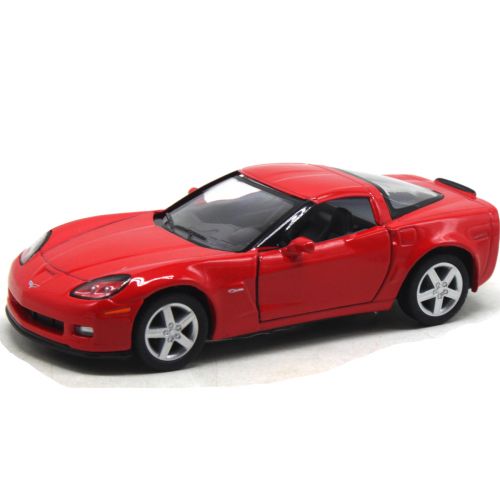 Машинка металлическая Chevrolet Corvette Z06 2007 красный [tsi219743-TSI], фото №1