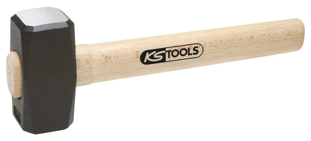 Кувалда KS Tools 142.5162 2000 г з ясеневою рукояткою, фото №1 Кувалда KS Tools 142.5162 2000 г з ясеневою рукояткою, фото №1