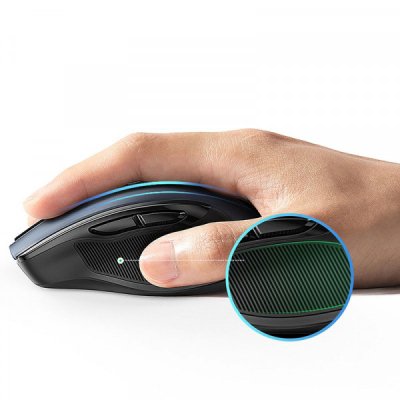 Мышка Ugreen MU006 Ergonomic Wireless Gray/Black (15063), фото №8