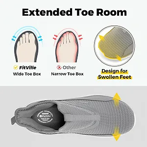 Кросівки FitVille StepEase Чоловічі Дуже Широкі Сліпони для Ходьби V2 Спортивні Легкі ціна на synthetic.ua - Фото 1 Кросівки FitVille StepEase Чоловічі Дуже Широкі Сліпони для Ходьби V2 Спортивні Легкі synthetic.ua - Фото 1