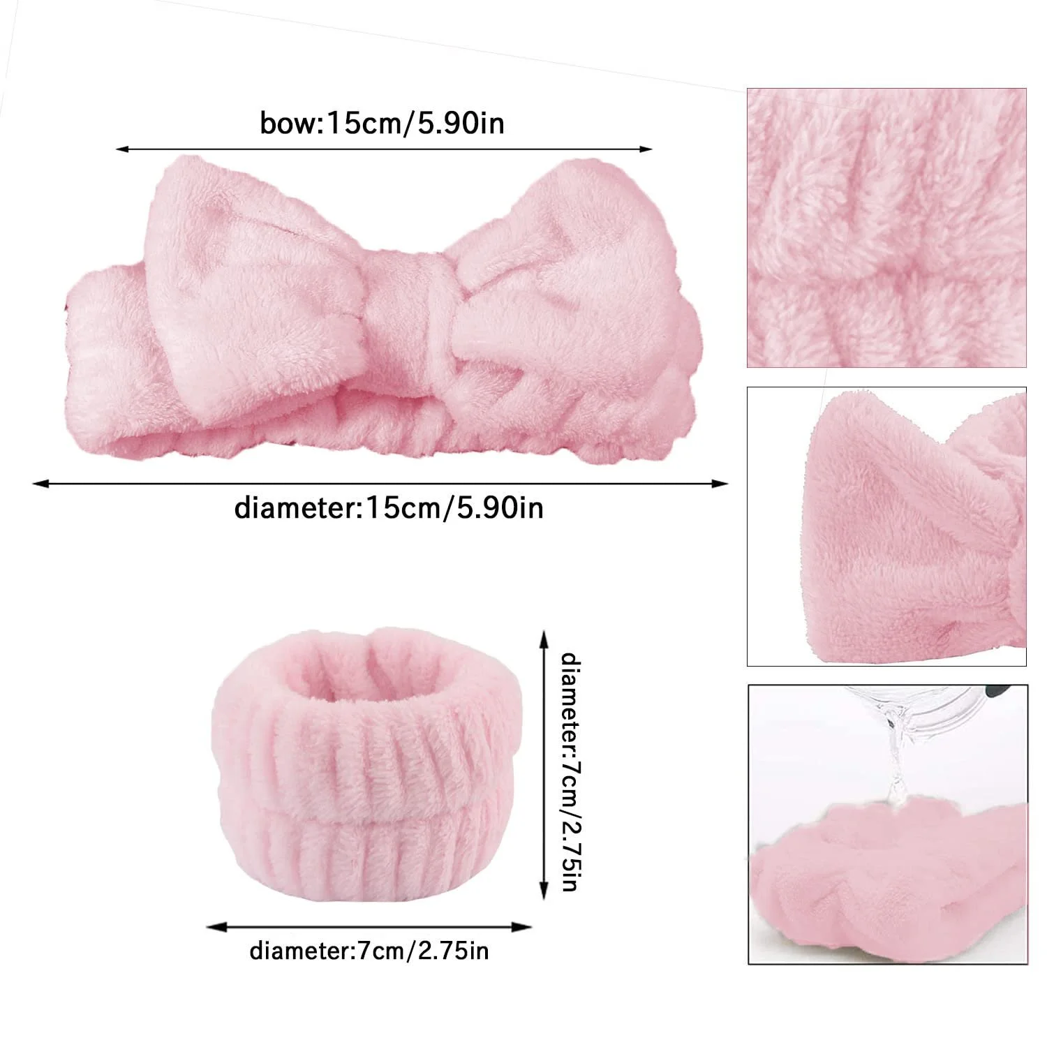 Повязка на голову Spa, фото №2 Повязка на голову Spa, фото №2