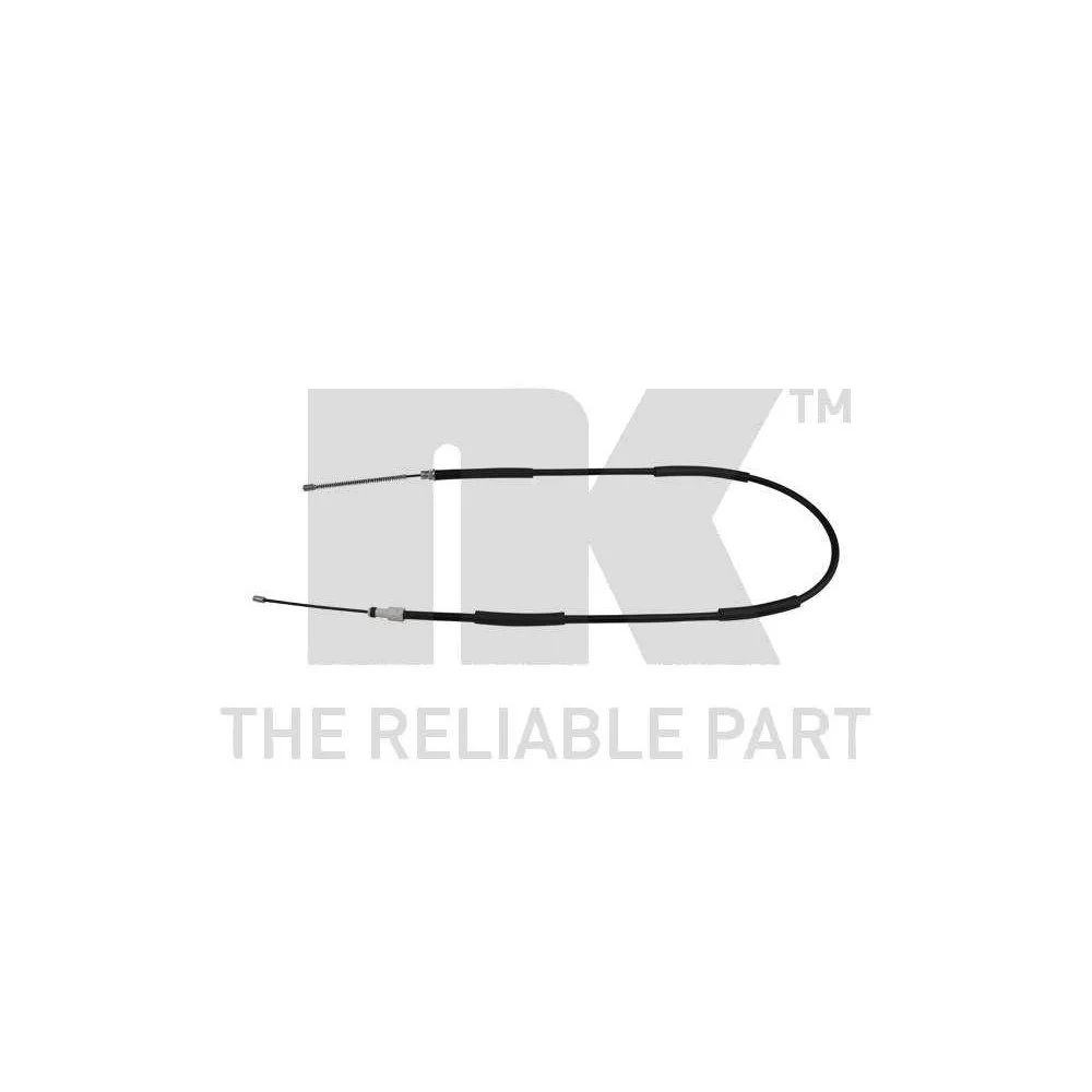 Трос стояночного тормоза NK 903732 для PEUGEOT задний левый, фото №1