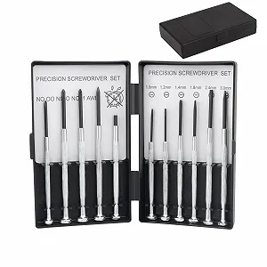 Набір прецизійних викруток 11 в 1 для годинників та окулярів легована сталь - Фото 1