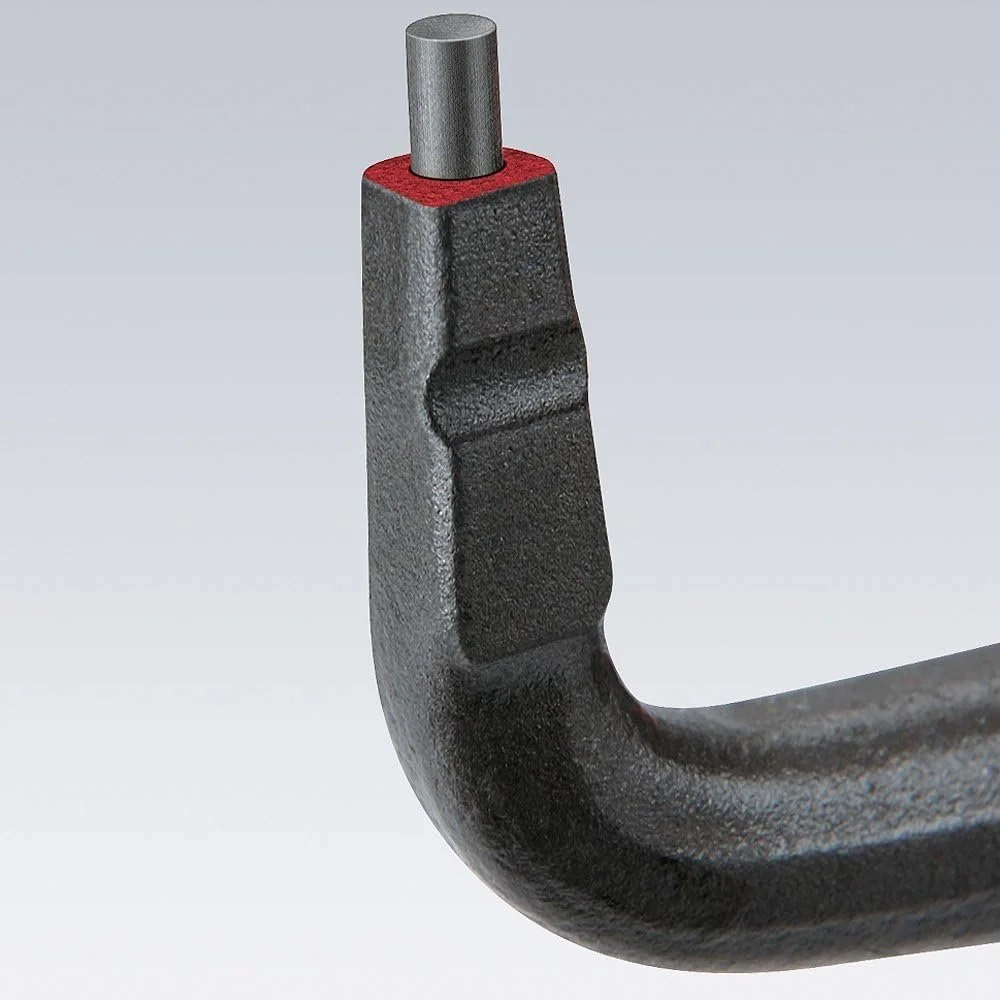 Прецизионные плоскогубцы Knipex 48 21 J41 для внутренних стопорных колец в отверстиях Серый цвет с нескользящим пластиковым покрытием 305 мм, многоцветный, набор из 6 штук, фото №4